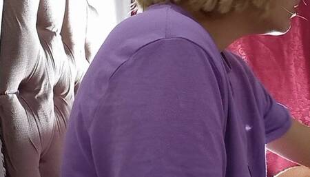 Finishing a comfortable cigarette