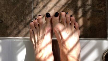 Toe Wiggling In Sunlight