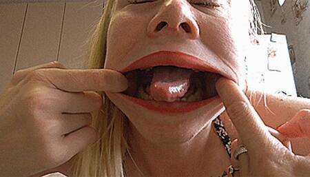 My wide deep mouth! MP4
