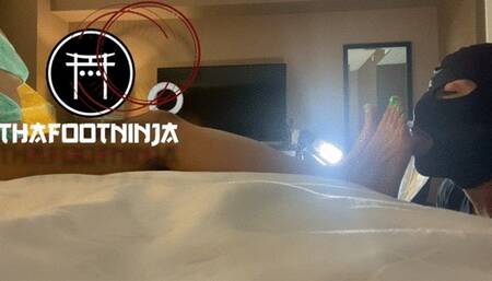 Macy's 1st Foot Worship Session with Thafootninja POV