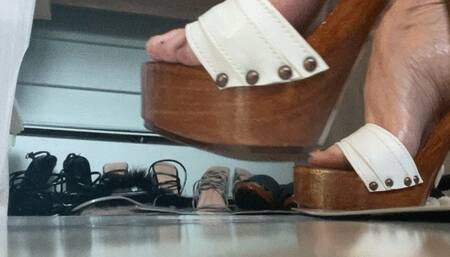 A Day of Elegance: Enjoying My New High Heels