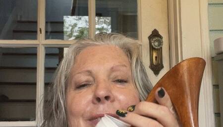 Worshipping My New High Heels Kiara Mules