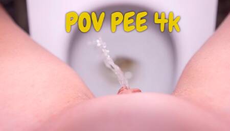 Pee POV 4k! Toilet Fetish