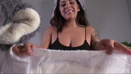 Step-Mommy Mia's Stinky Diaper Change (HD MP4)