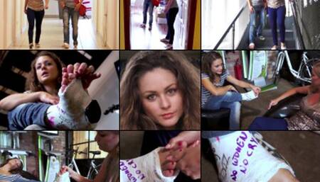 Zuzu Term SLWC Bad Foot at the Office and Foot Massage at the Cafe (in HD 1920X1080)