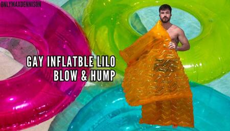 Gay inflatable lilo blow & hump