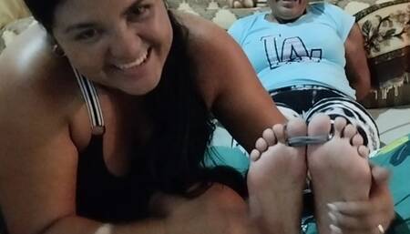 Part 2 Gloria Receives Tickles on Her Soles