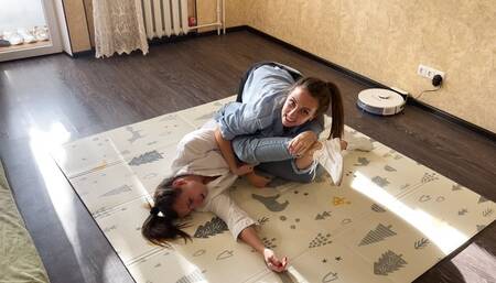 A female fight between two friends PART 2