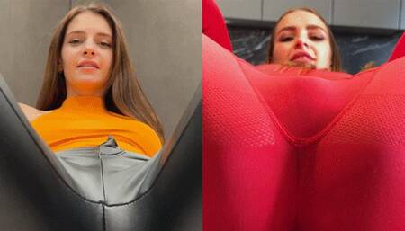 Kiss, Lick And Worship Our Pussies! POV Double Pussy Worship Femdom (MP4 HD 1080p)