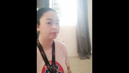 Smoking Marlboro Cork with Morning sunlight