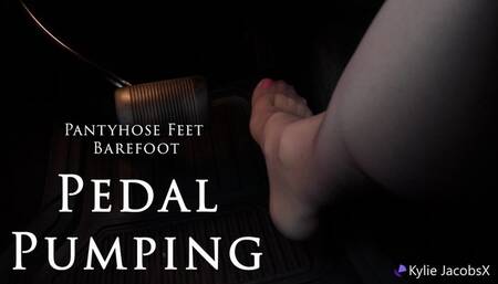 Pantyhose Feet Barefoot Pedal Pumping in SUV - Kylie Jacobsx - MP4 1080p HD