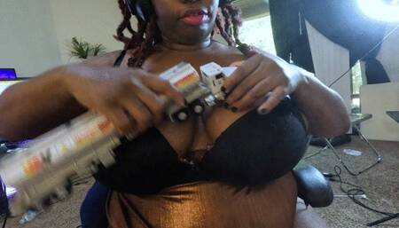 Giantess gives Boob Job for Semi Truck 1080