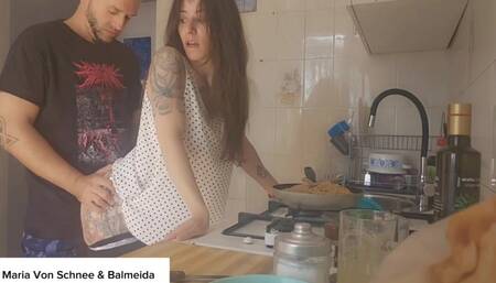 I'm Fucking Her While She Is Cooking