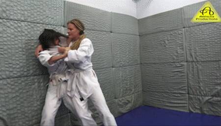 Andy vs Kiniku judo gi match