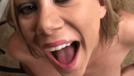 254 - Cum-Addicted Blonde is Eager for His Sperm (MP4 SD)