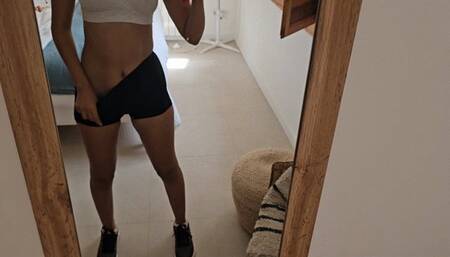 Hiking with my egg vibrator inside me