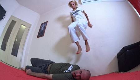 CECILIA - Lethal Karateka Feet - Forget About Your Face - INHUMAN Facestrampling, Facestomping And Facejumping GOPRO VERSION