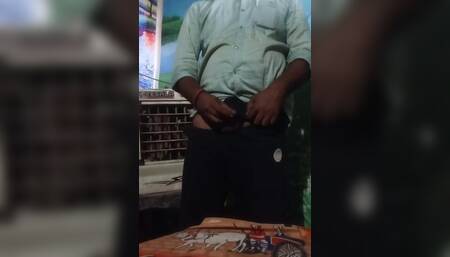 Old Man Masturbating
