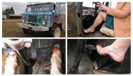 BRUTAL PREMIERE: Hard punishment of powerful russian truck with redlining