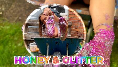 Sticky Honey and Glitter Feet (MOV HD)