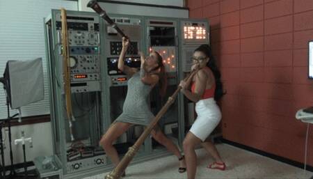 Jasper and Sahrye Try Out the Tibetan Horns (MP4 - 720p)