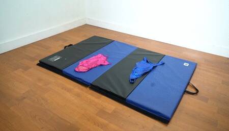 Galas Versus Mia In Shiny One Pieces