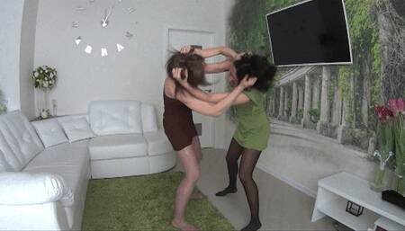 CATBALL FIGHT IN PANTYHOSE 6 (FW)