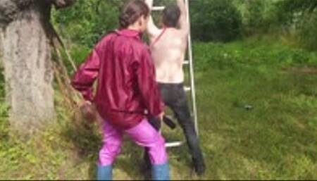 Lady Donata beats her slave - 87