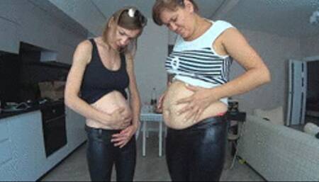 HUGE BELLIES FIGHT (F)