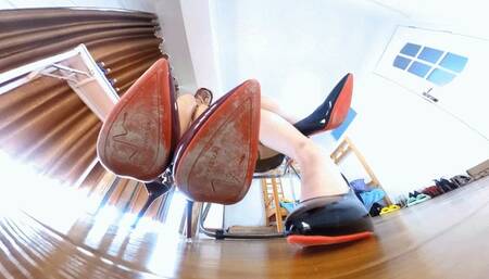 MIYA and LALA Shoes and Socks Shame 360VR