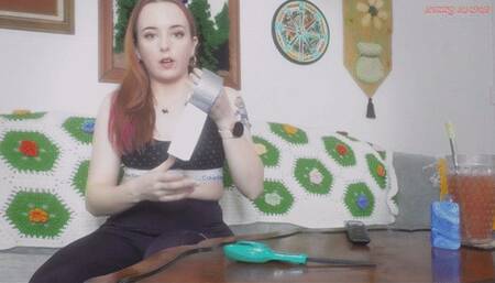 Cock-Locked Foot Tease Part 2