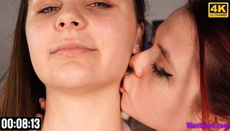 Warm Lips Neck Kissing - 4K MP4