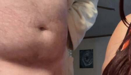 Dick Slapping on Uncircumcised Cock