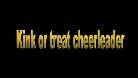 Kink or treat cheerleader