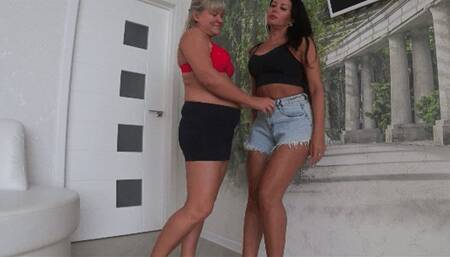 Deep pushing into a soft pulled in belly 6A BB