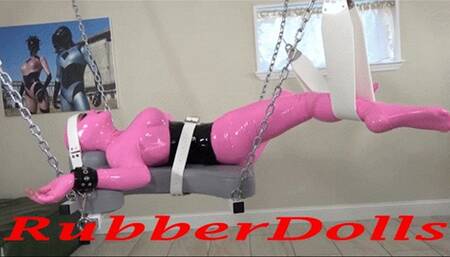 Rubber Jeff & Elizabelle Dixie - Fun With The latex Doll TS Nyxi Leon - Mobile