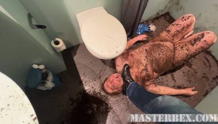 Filthy mud pig in a hotel room - Master Bex - MP4 HD