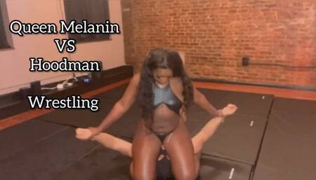 Queen Melanins thighs vs Hoodman