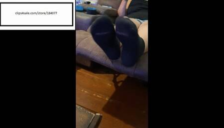 Delicious Lets you sniff her black socks