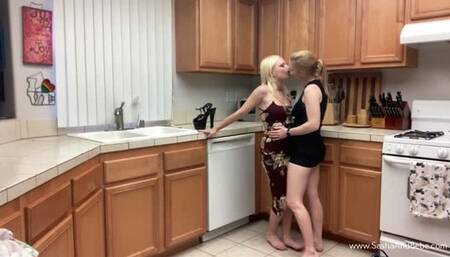 Jumping into New Years Eve Barefoot - Bed Jump Taboo Fetish