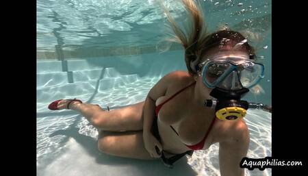 Aquaphilias- Luna- Underwater SCUBA Lingerie and Heels