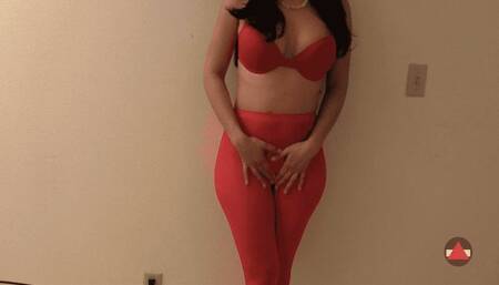 You better cum over my red pantyhose ass and feet FBOY!