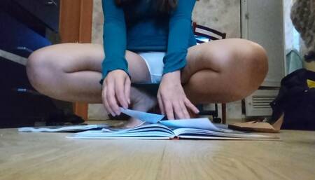 Scrapbooking Upskirt