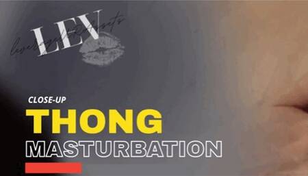 Fingering Calvin Klein White Thong Bushy Wet Ginger Pussy - 5