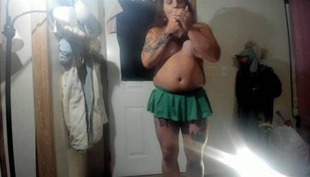 Bitch Pees Her Skirt