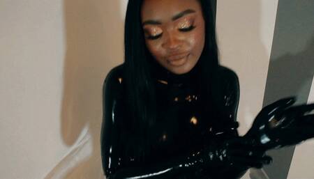 Ebony Latex Body Worship