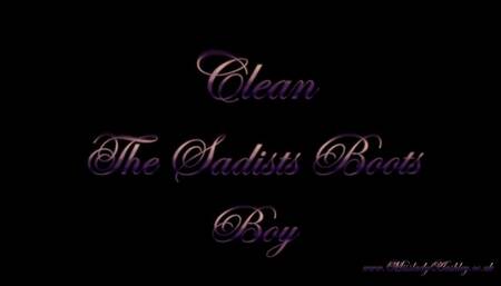 Clean The Sadists boots boy