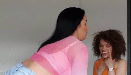 Jordan and Sasha Play Strip Snap