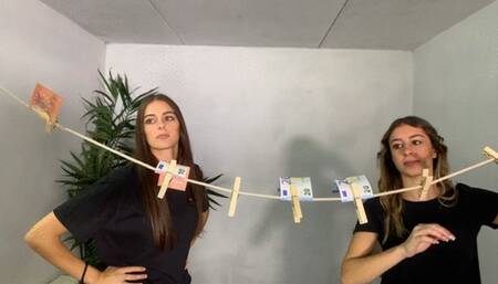 Hogcuff and toecuff for Gaia and Luna the fake money producer