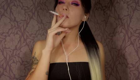 smoke and hair fetish